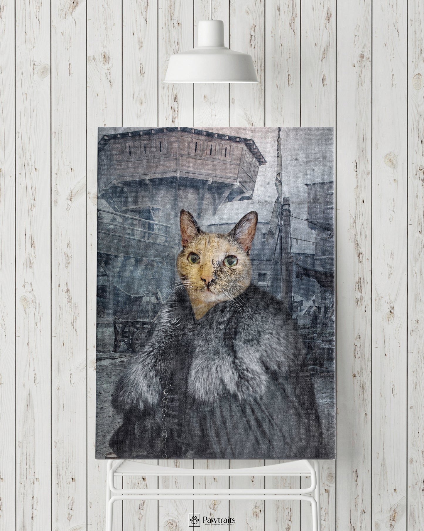 Fur of the Iron Throne - Персонализиран портрет на канвас