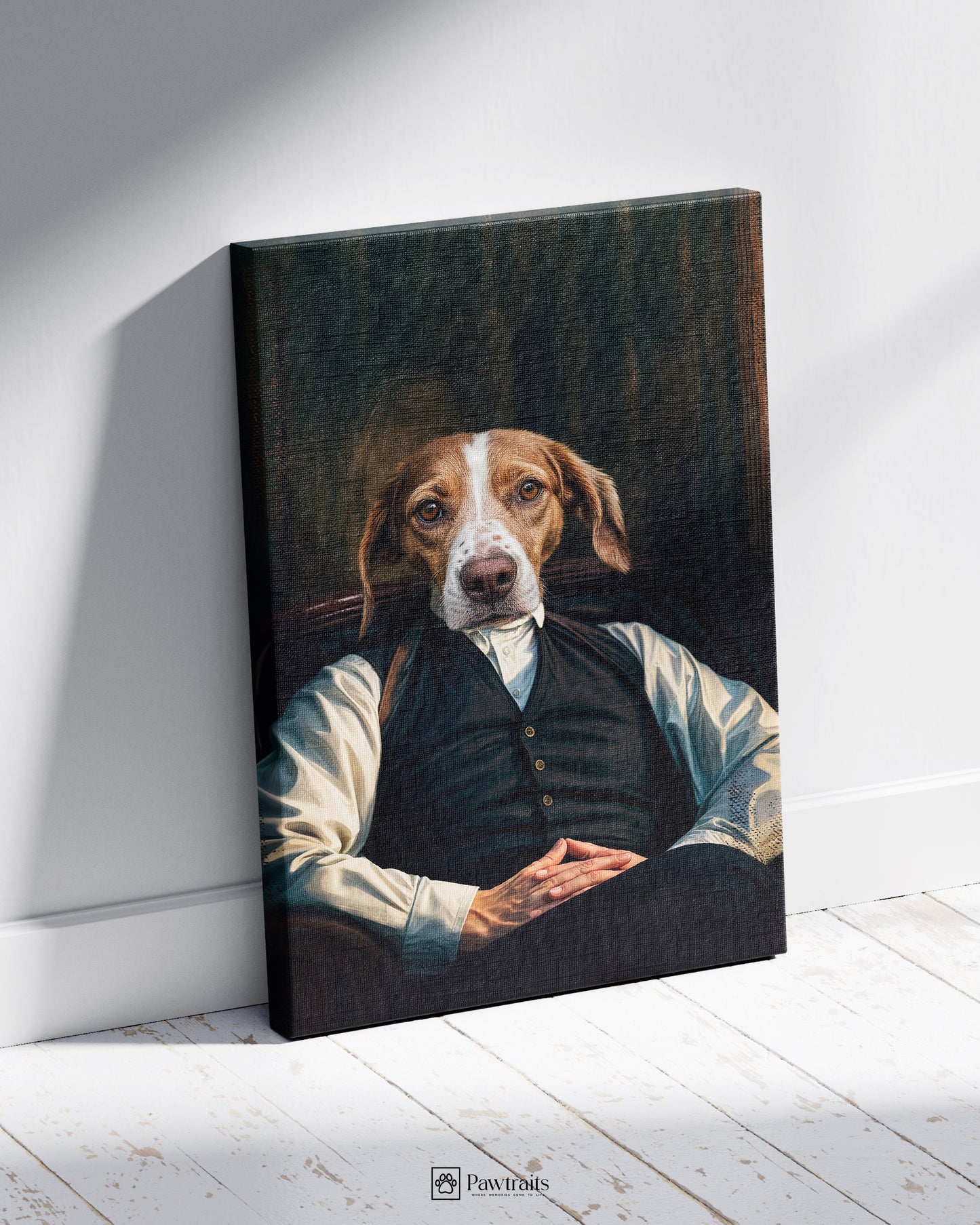 Thomas Bark Shelby - Персонализиран портрет на канвас