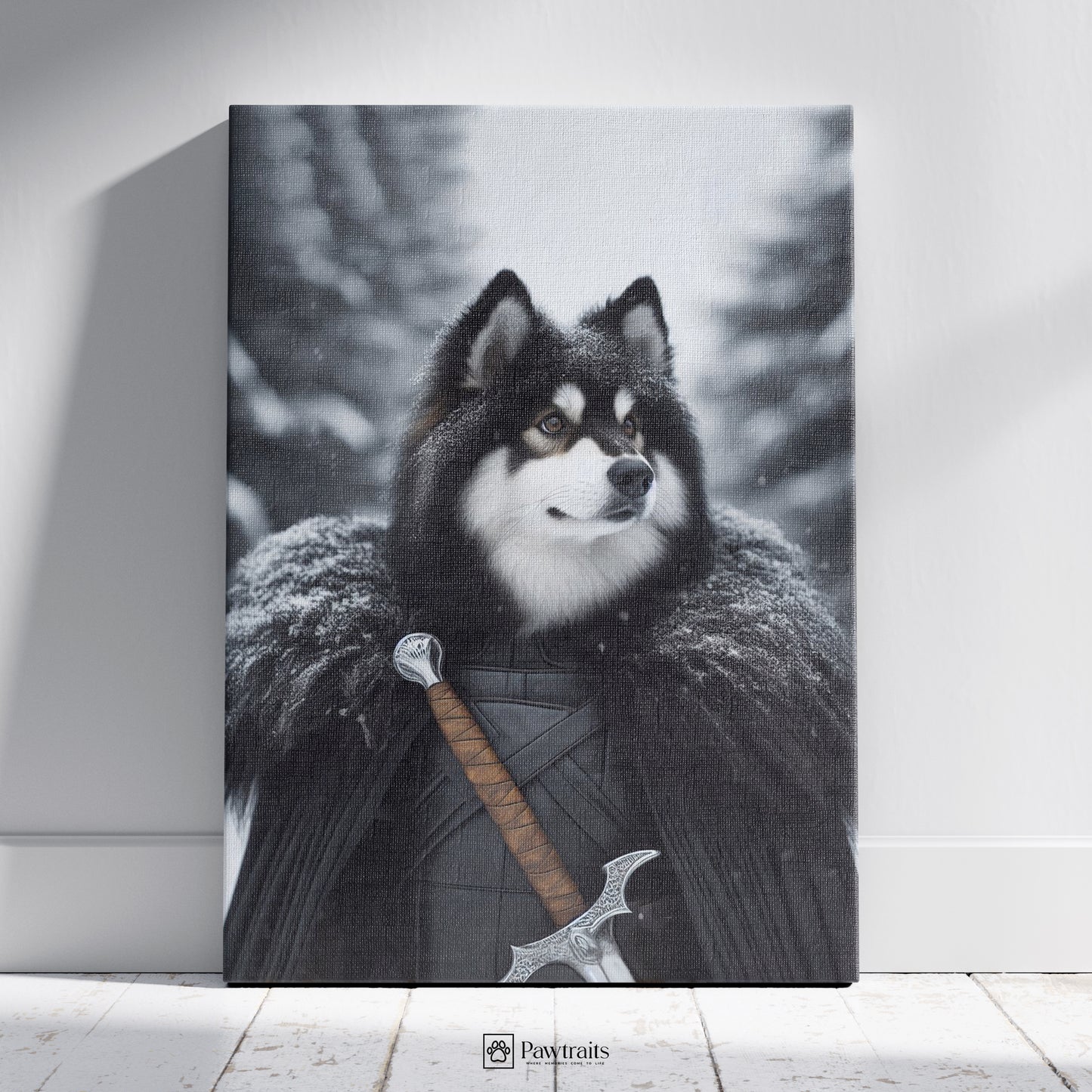 Frozen Fur - Персонализиран портрет на канвас