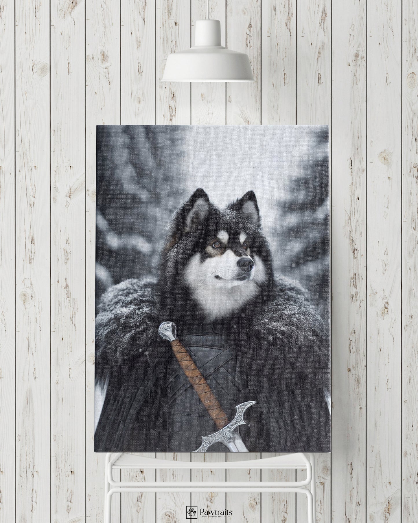 Frozen Fur - Персонализиран портрет на канвас
