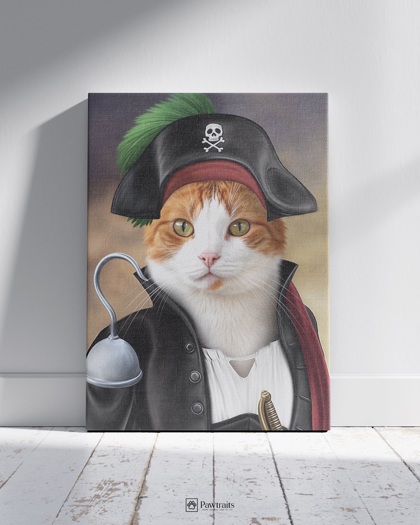 Pirate Pup - Персонализиран портрет на канвас