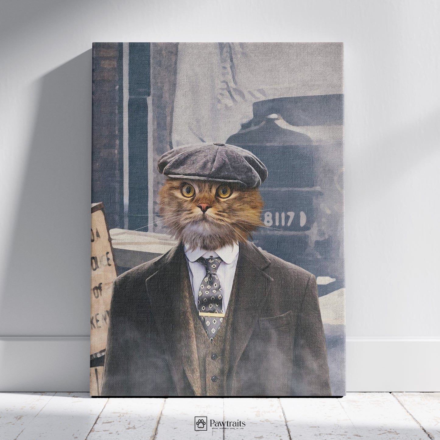 Peaky Fur - Персонализиран портрет на канвас