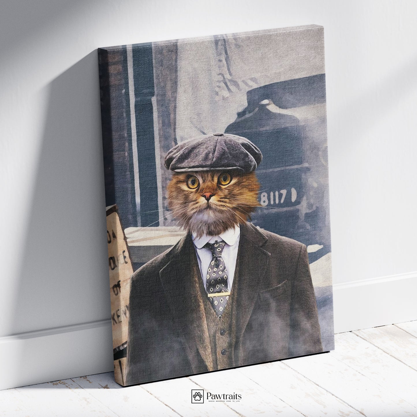 Peaky Fur - Персонализиран портрет на канвас