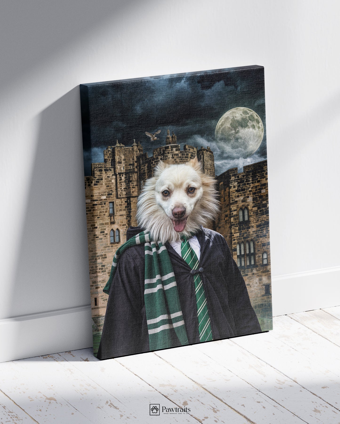Barkwarts Wizard - Персонализиран портрет на канвас