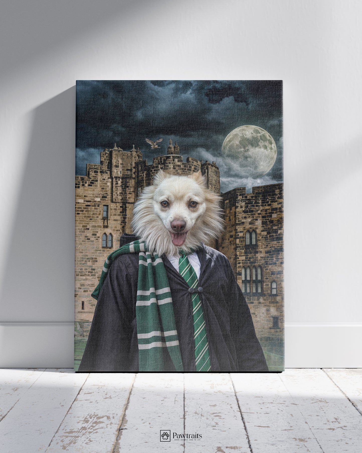 Barkwarts Wizard - Персонализиран портрет на канвас