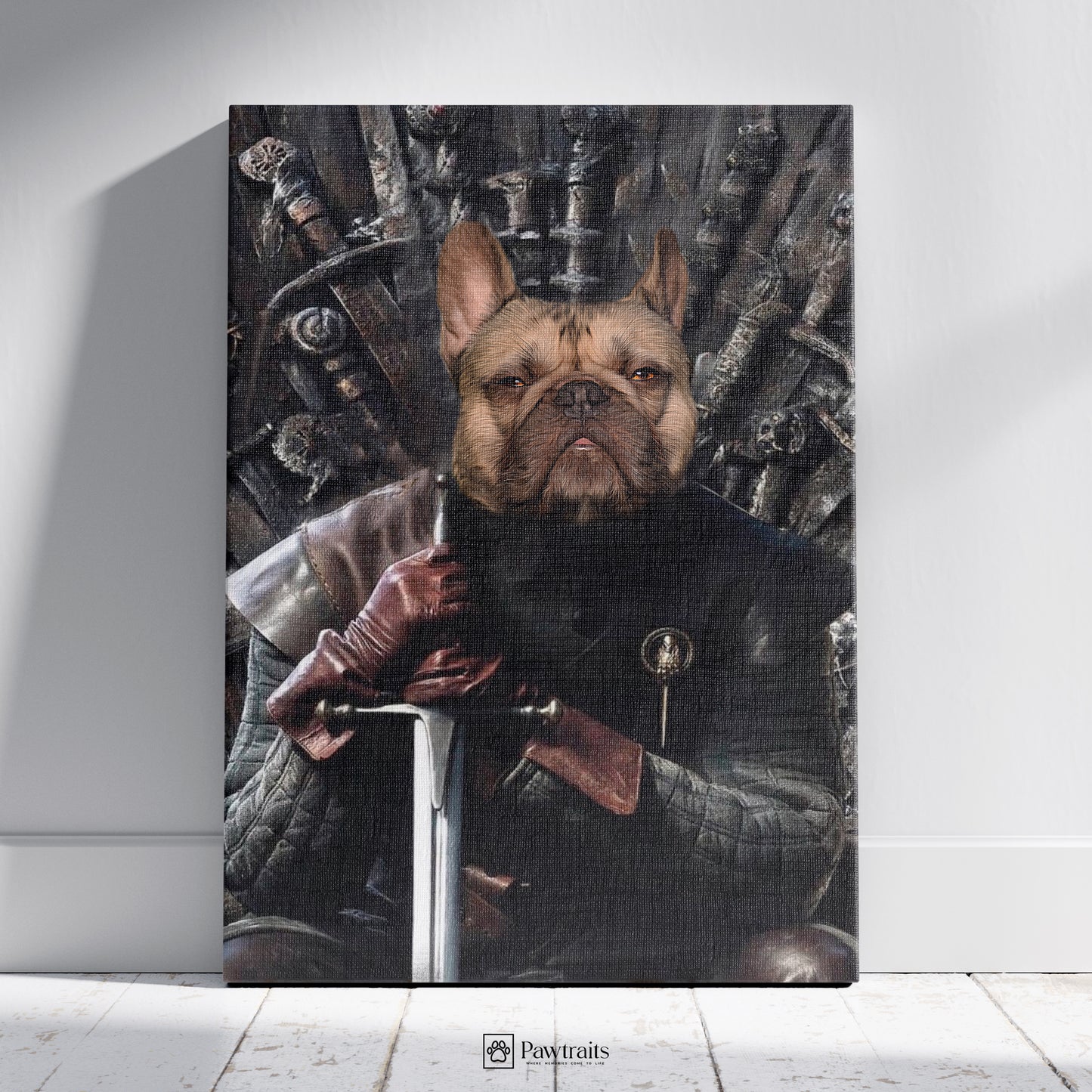 The Throne's Guardian - Персонализиран портрет на канвас