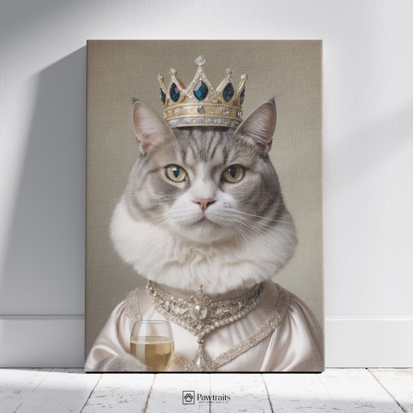 Queen Bella - Персонализиран портрет на канвас