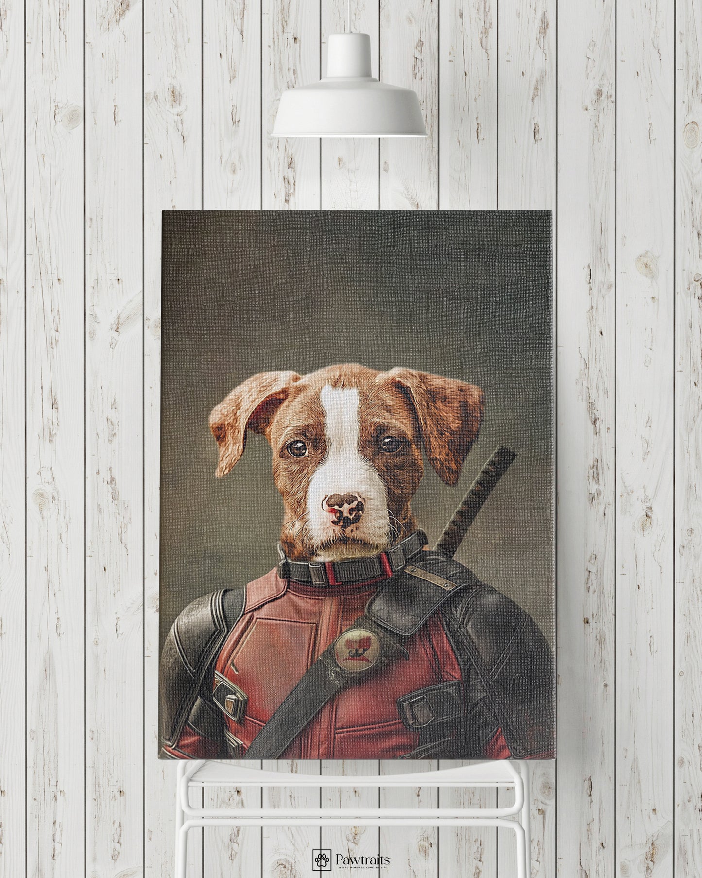 Paws of Deadpool - Персонализиран портрет на канвас