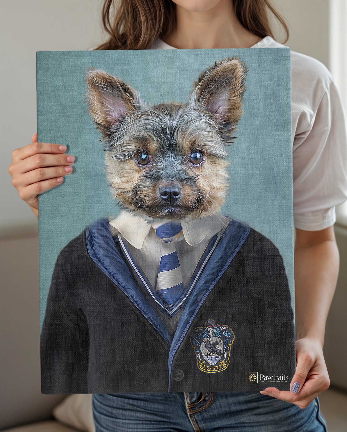 Ravenclaw Scholar - Персонализиран портрет на канвас