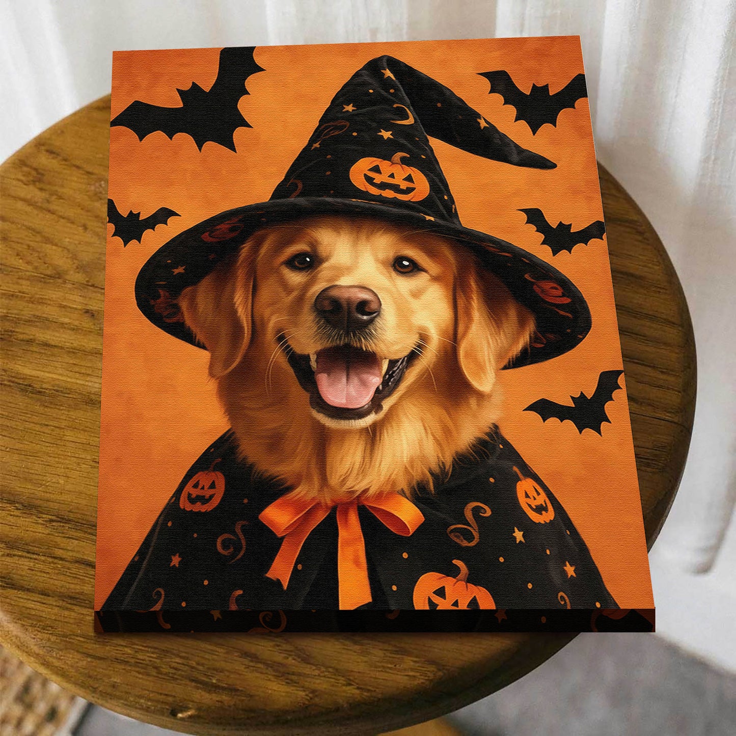 Pumpkin Wizard - Персонализиран портрет на канвас
