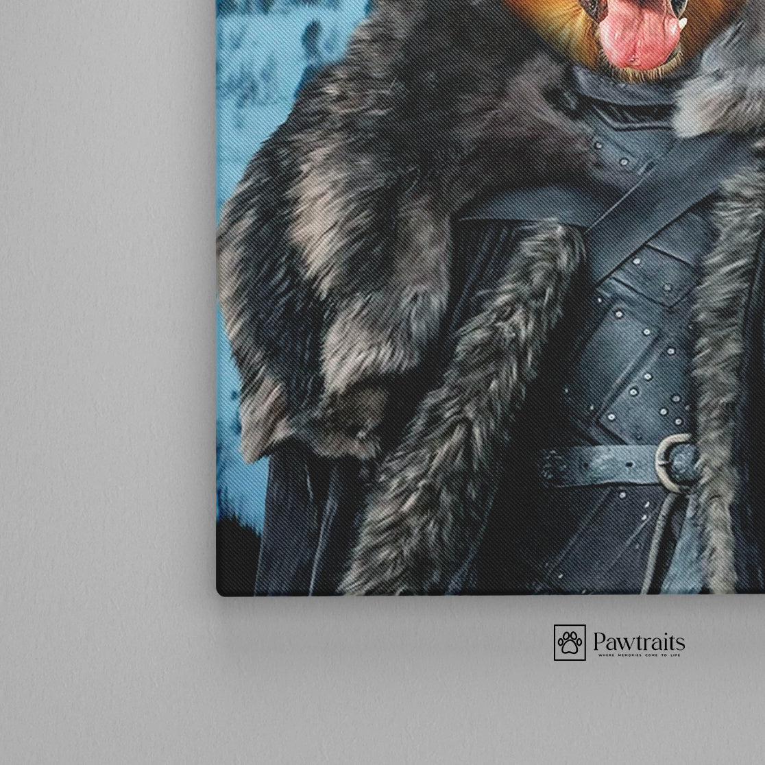 Jon Pup Snow - Персонализиран портрет на канвас