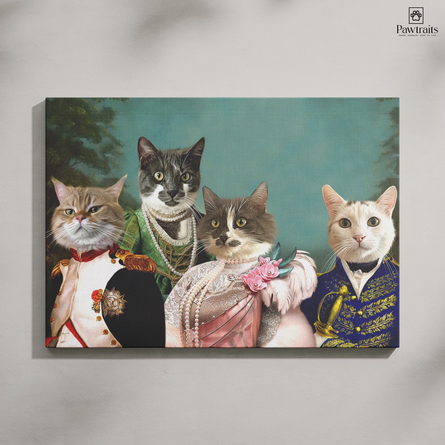 The Royal Quartet - Персонализиран портрет за миленици