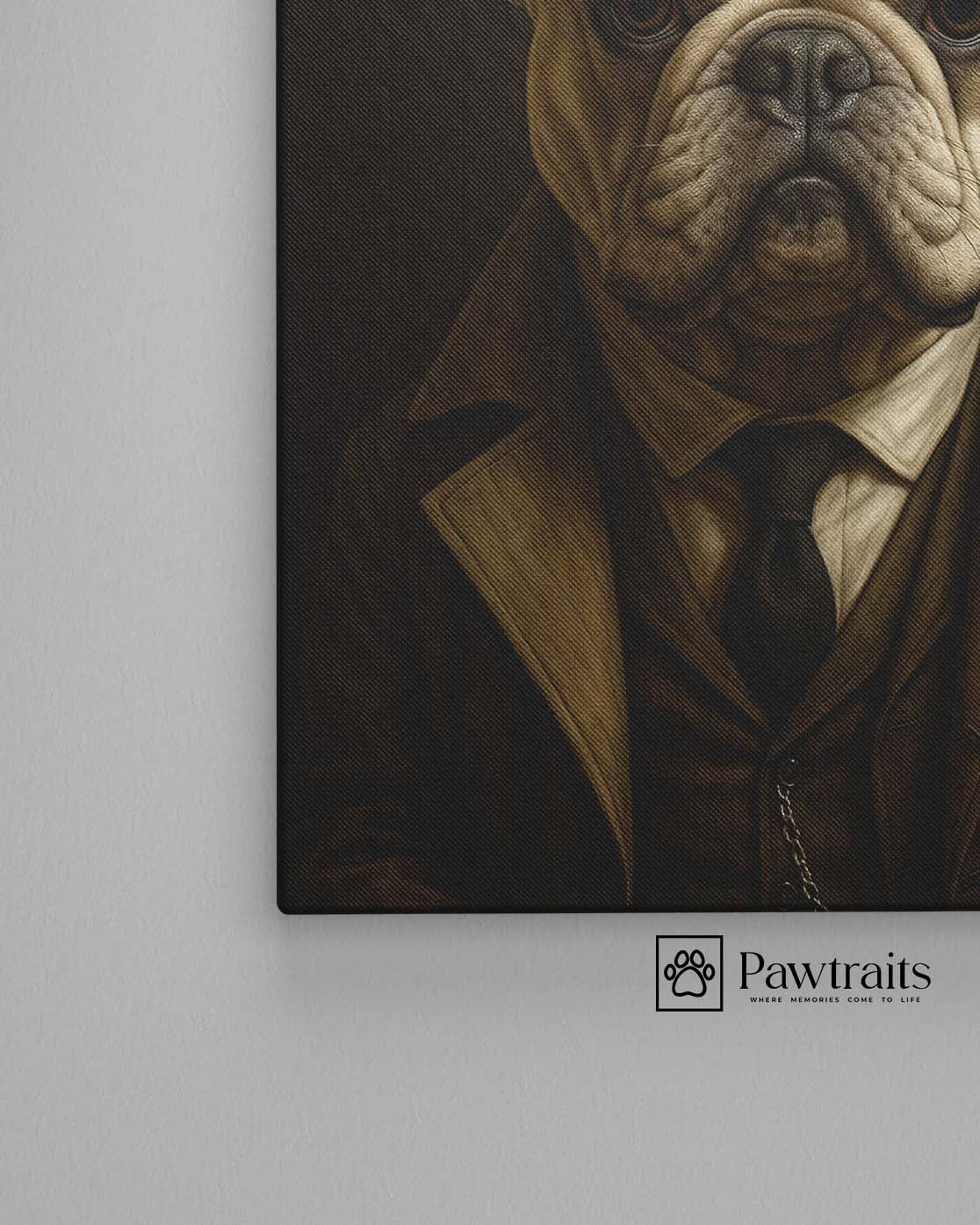 The Pawfather - Персонализиран портрет на канвас