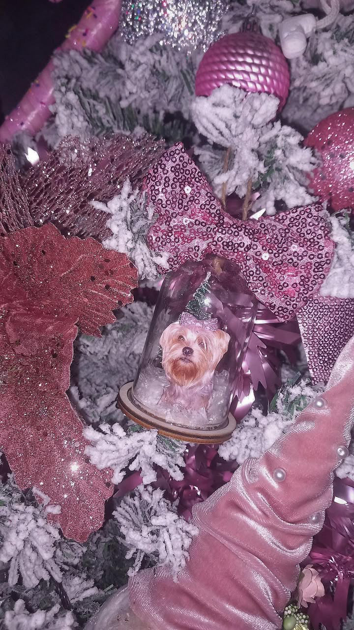 Персонализиран новогодишен лампион од милениче - Ѕвоно