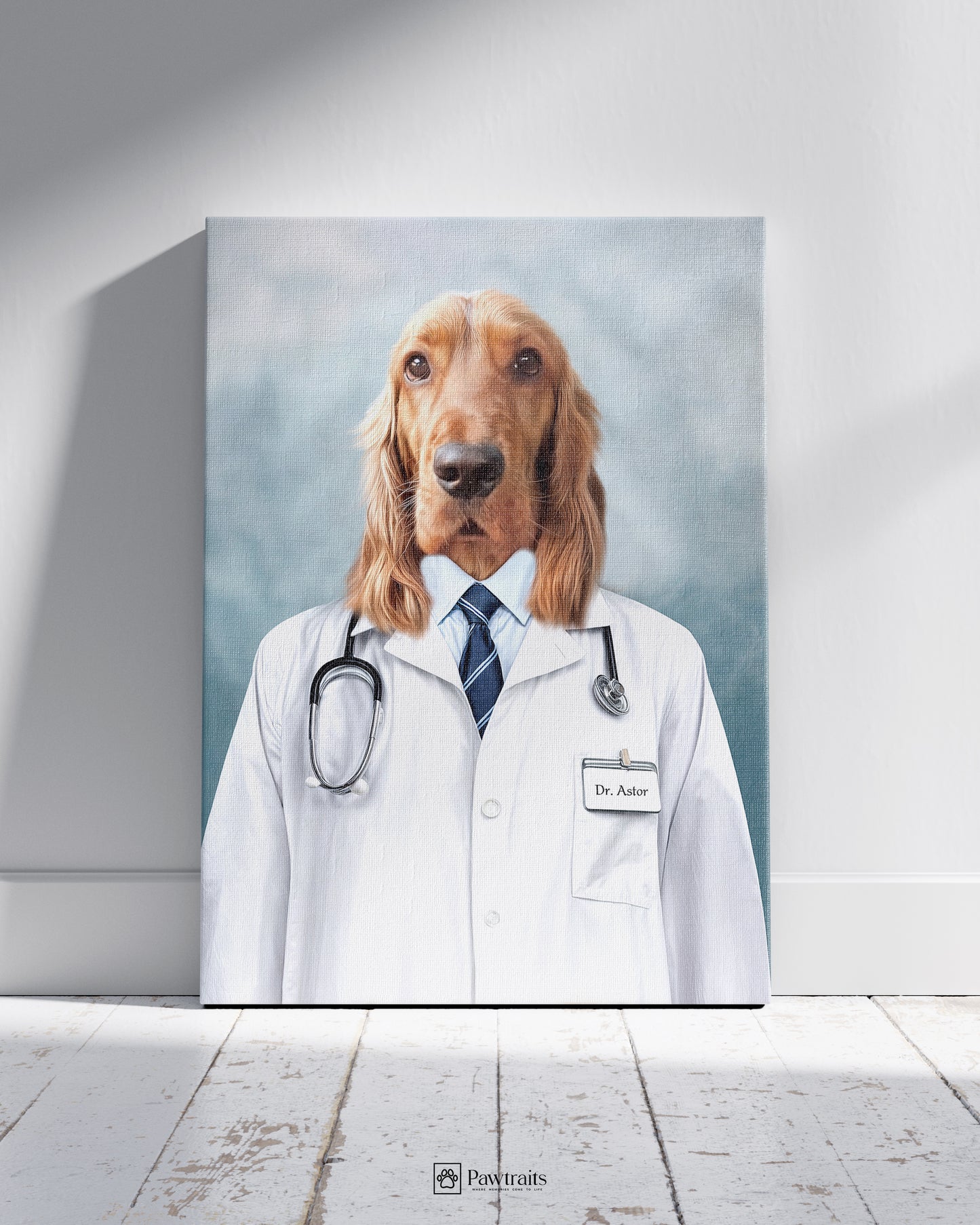 Dr. Canine - Персонализиран портрет на канвас