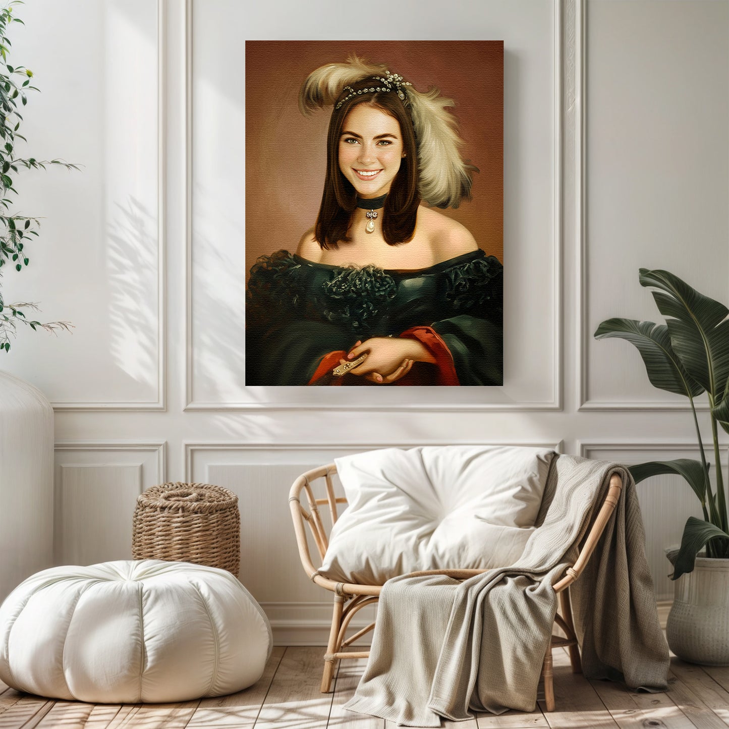 The Enchanted Countess - Персонализиран портрет на канвас за луѓе