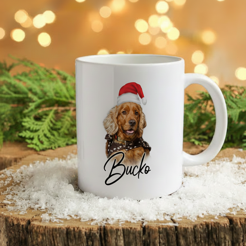 Новогодишна персонализирана шолја од милениче - Limited Edition