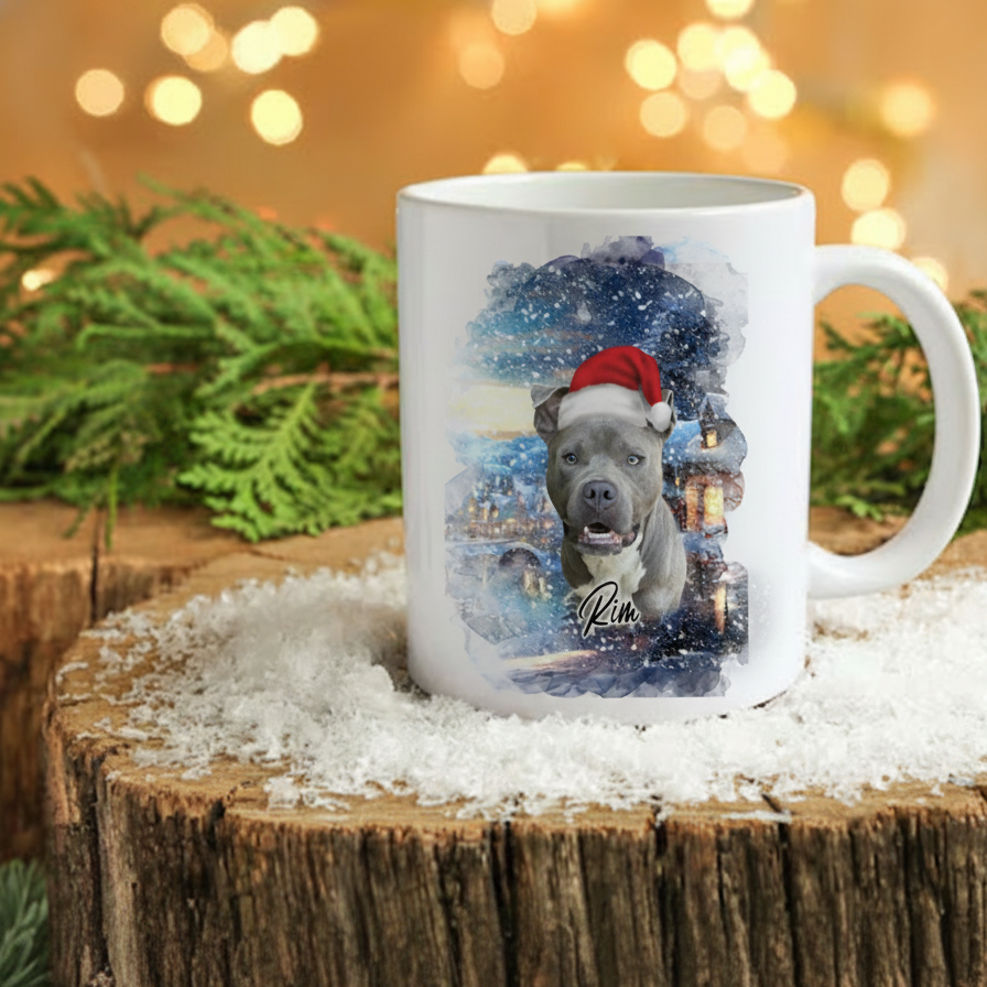 Новогодишна персонализирана шолја од милениче 3 - Limited Edition