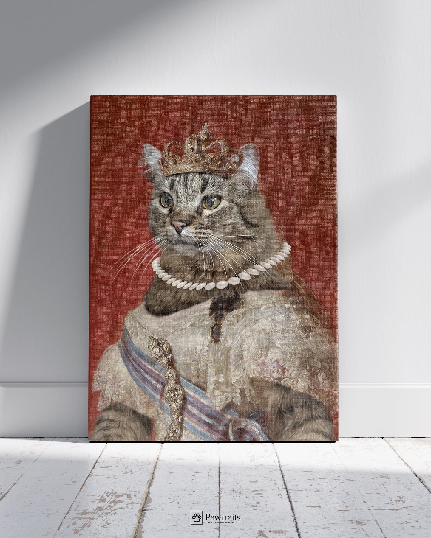 The Queen Elizabeth - Персонализиран портрет на канвас