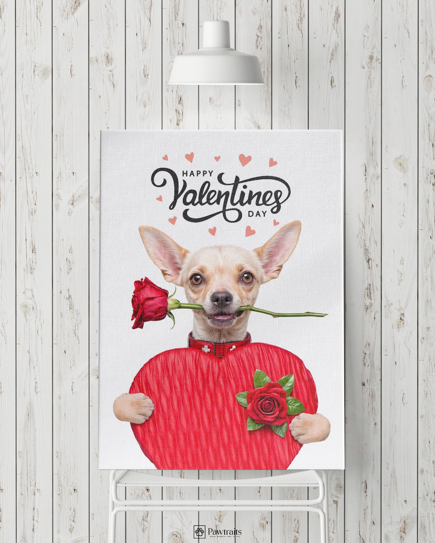 Valentine’s Magic - Персонализиран портрет на канвас