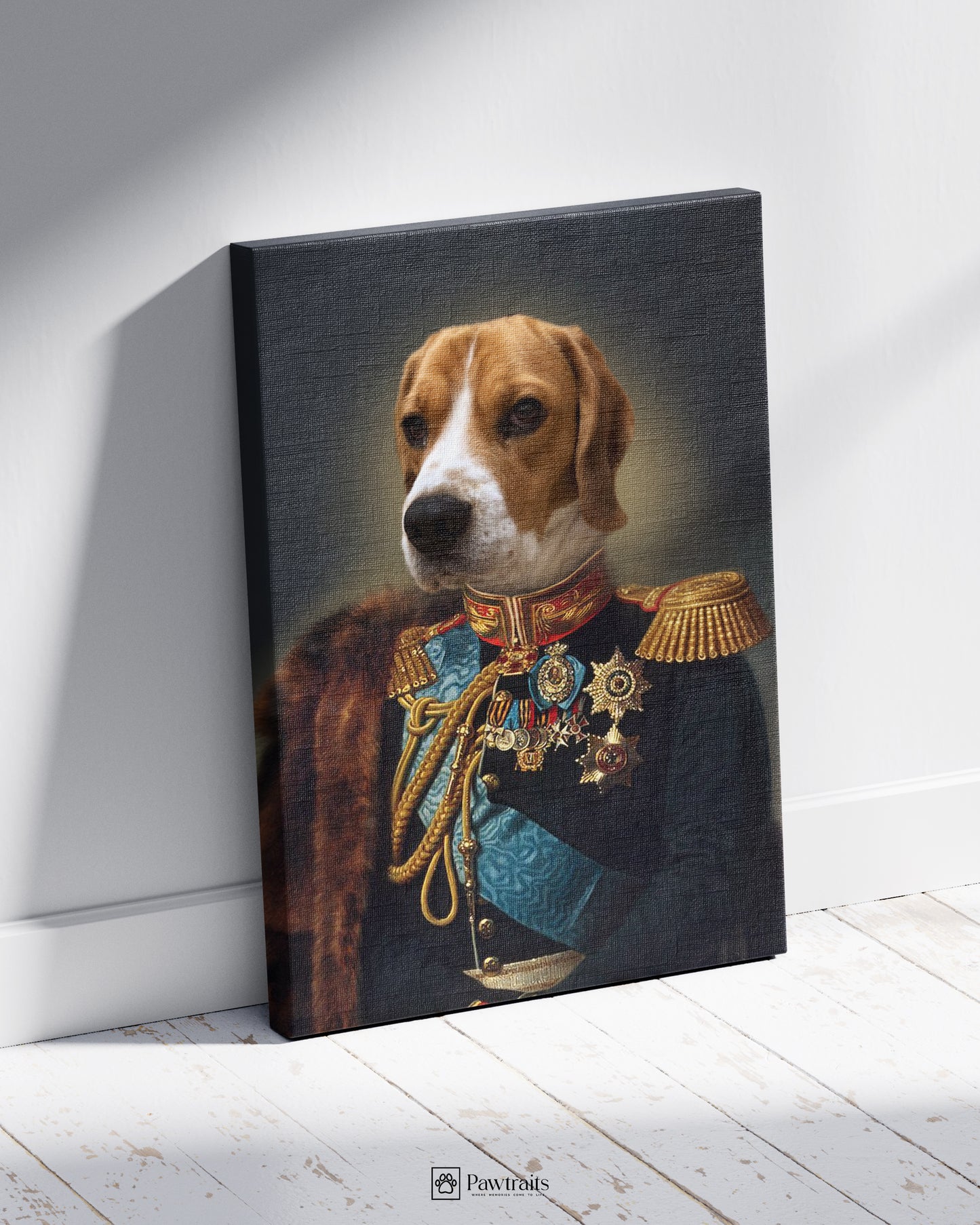 General Paw - Персонализиран портрет на канвас