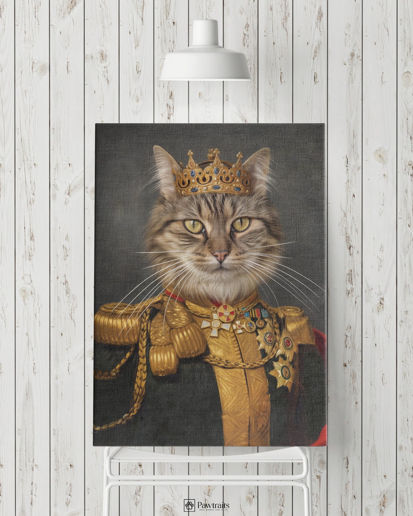 Royal Protector - Персонализиран портрет на канвас