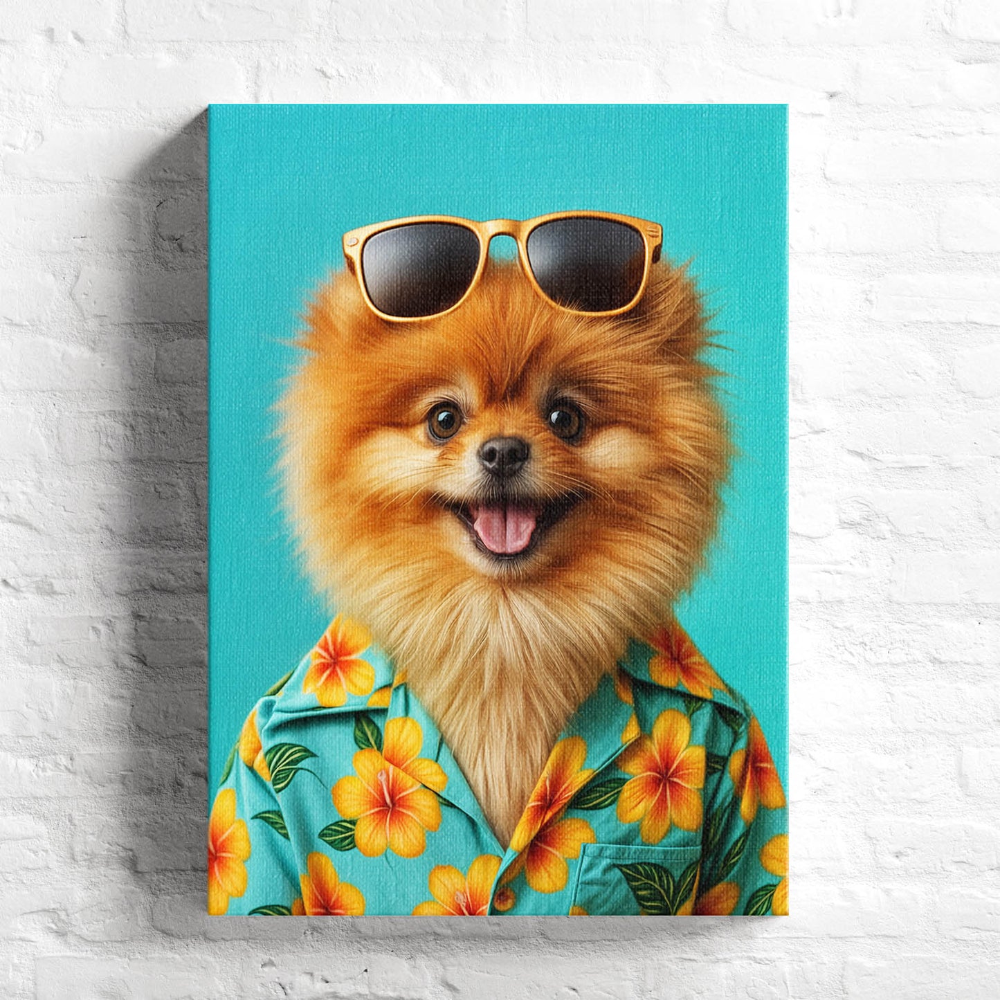 Tropicool Style - Персонализиран портрет на канвас