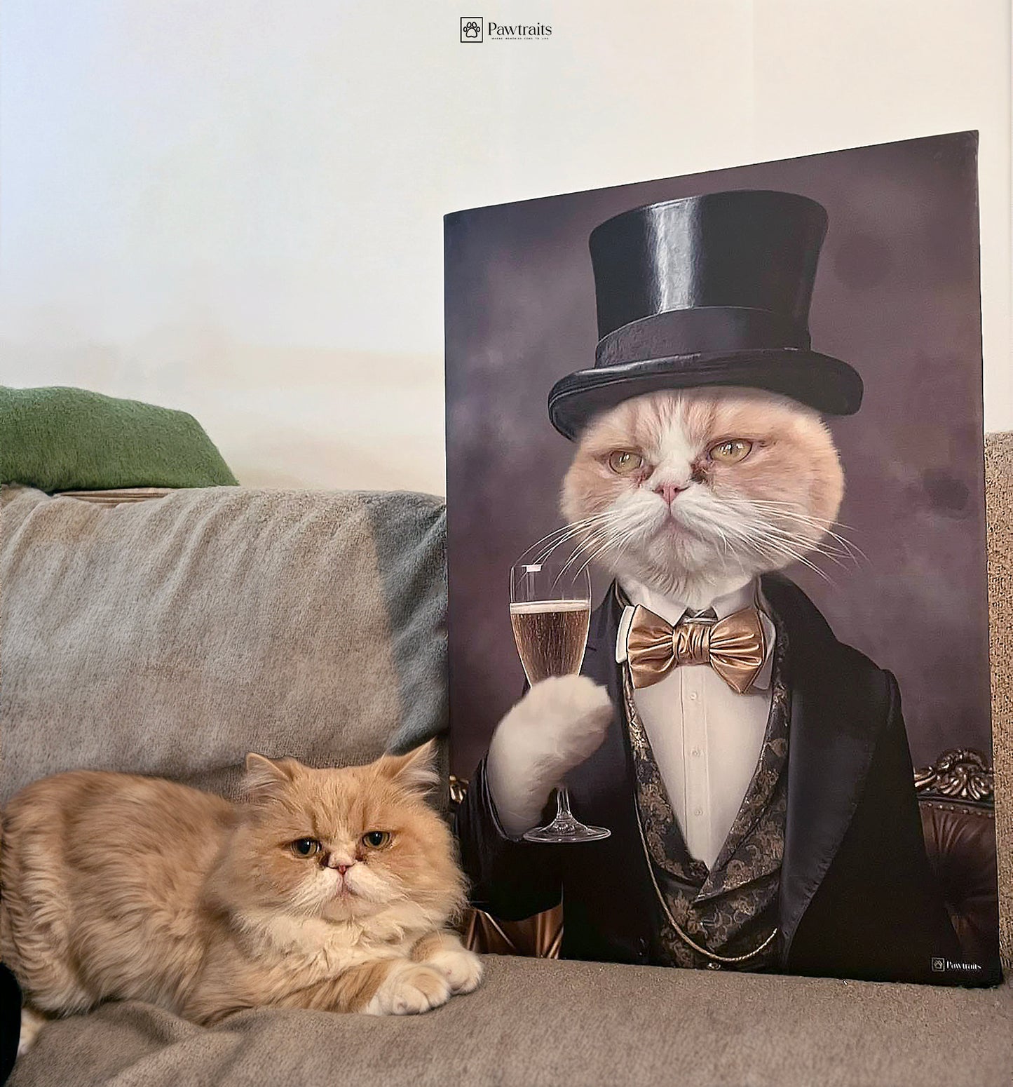 Sir Winston - Персонализиран портрет на канвас