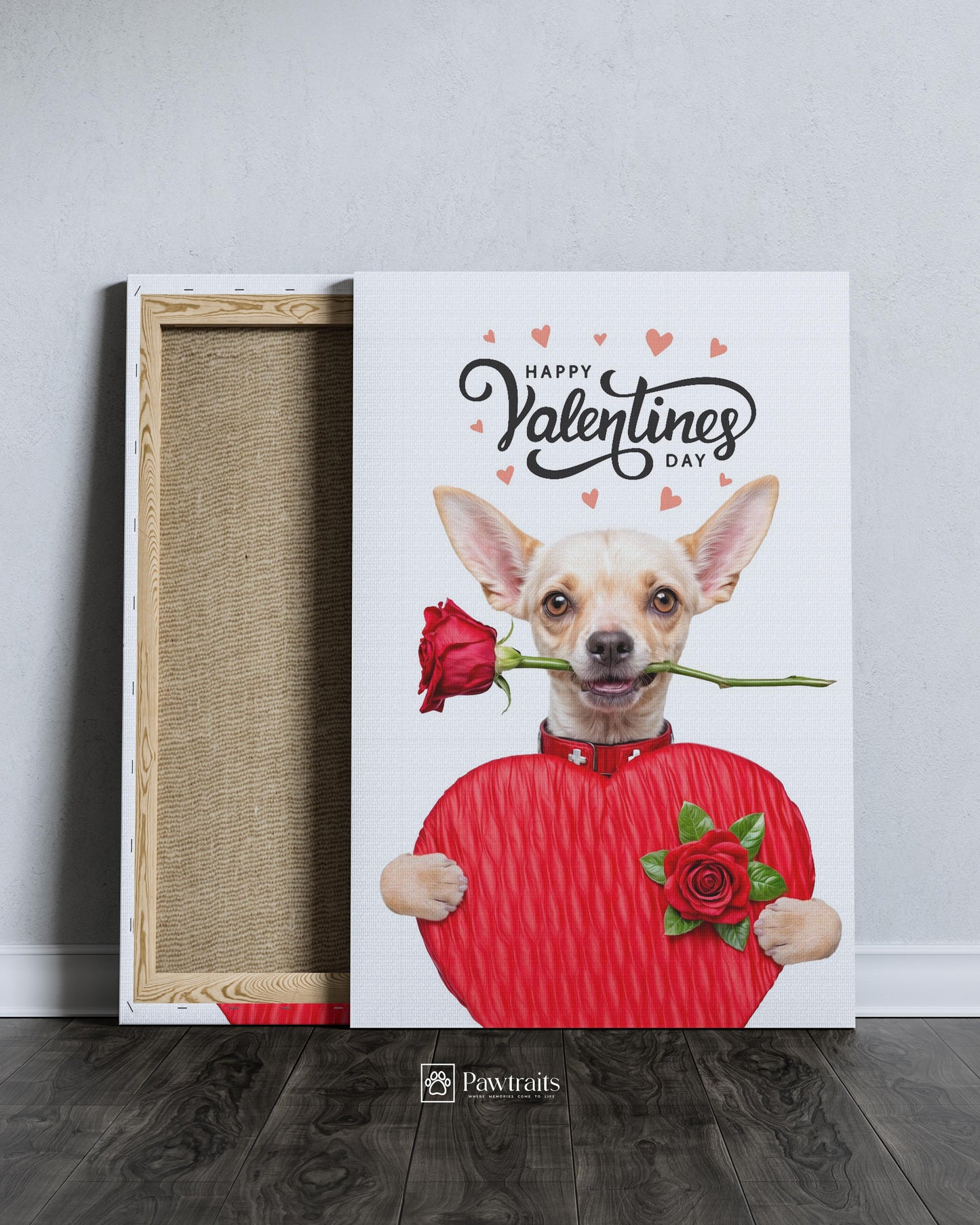 Valentine’s Magic - Персонализиран портрет на канвас