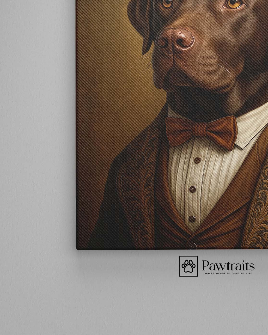 Lord Barkington - Персонализиран портрет на канвас