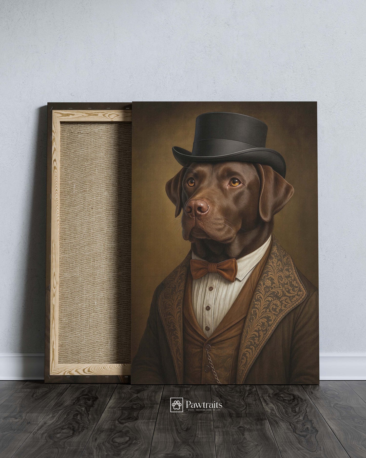 Lord Barkington - Персонализиран портрет на канвас