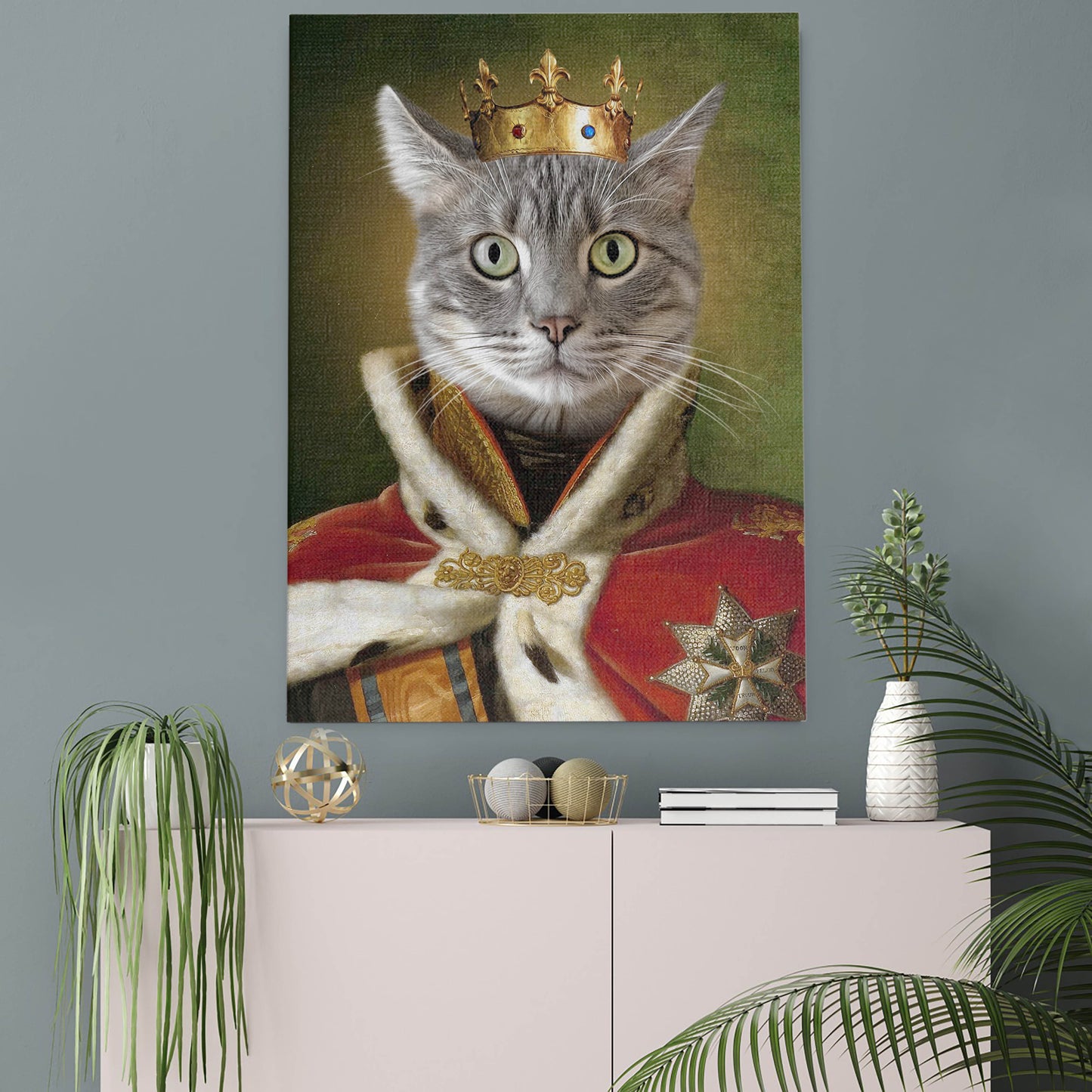 The King - Персонализиран портрет на канвас