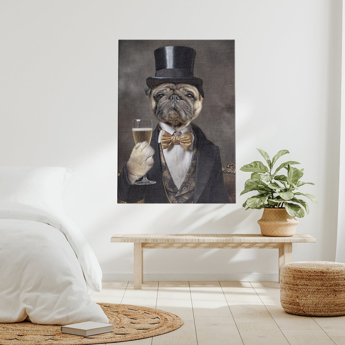 Sir Winston - Персонализиран портрет на канвас