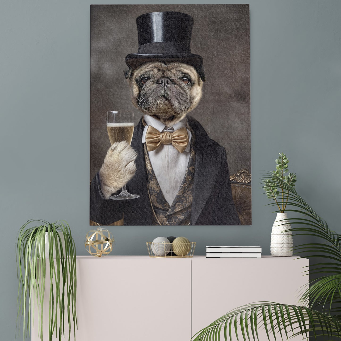 Sir Winston - Персонализиран портрет на канвас