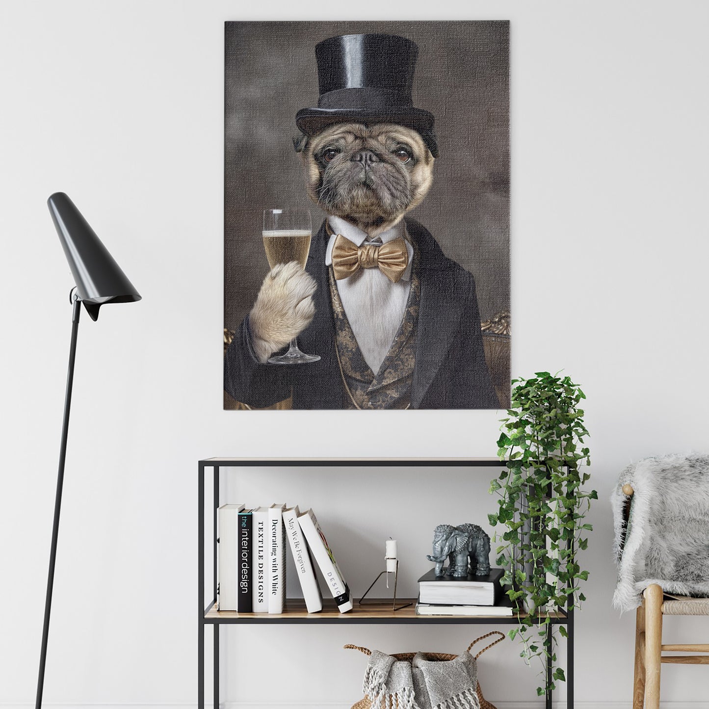 Sir Winston - Персонализиран портрет на канвас