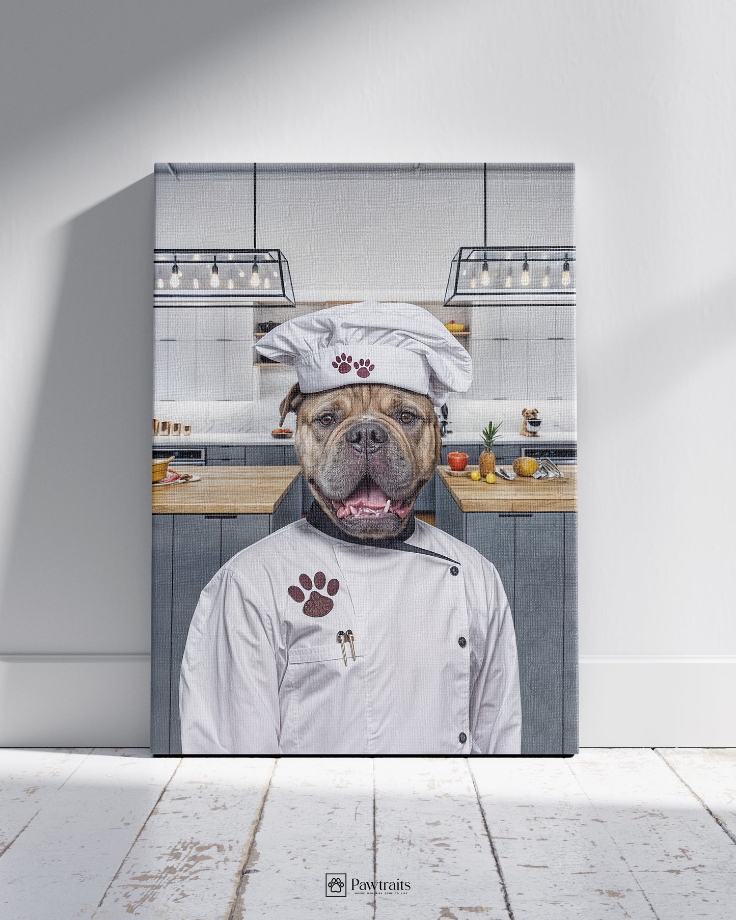 Culinary Canine - Персонализиран портрет на канвас