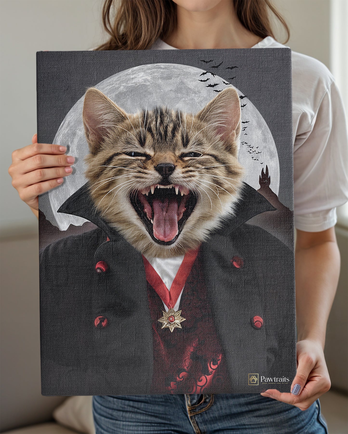 Vampurr - Персонализиран портрет на канвас