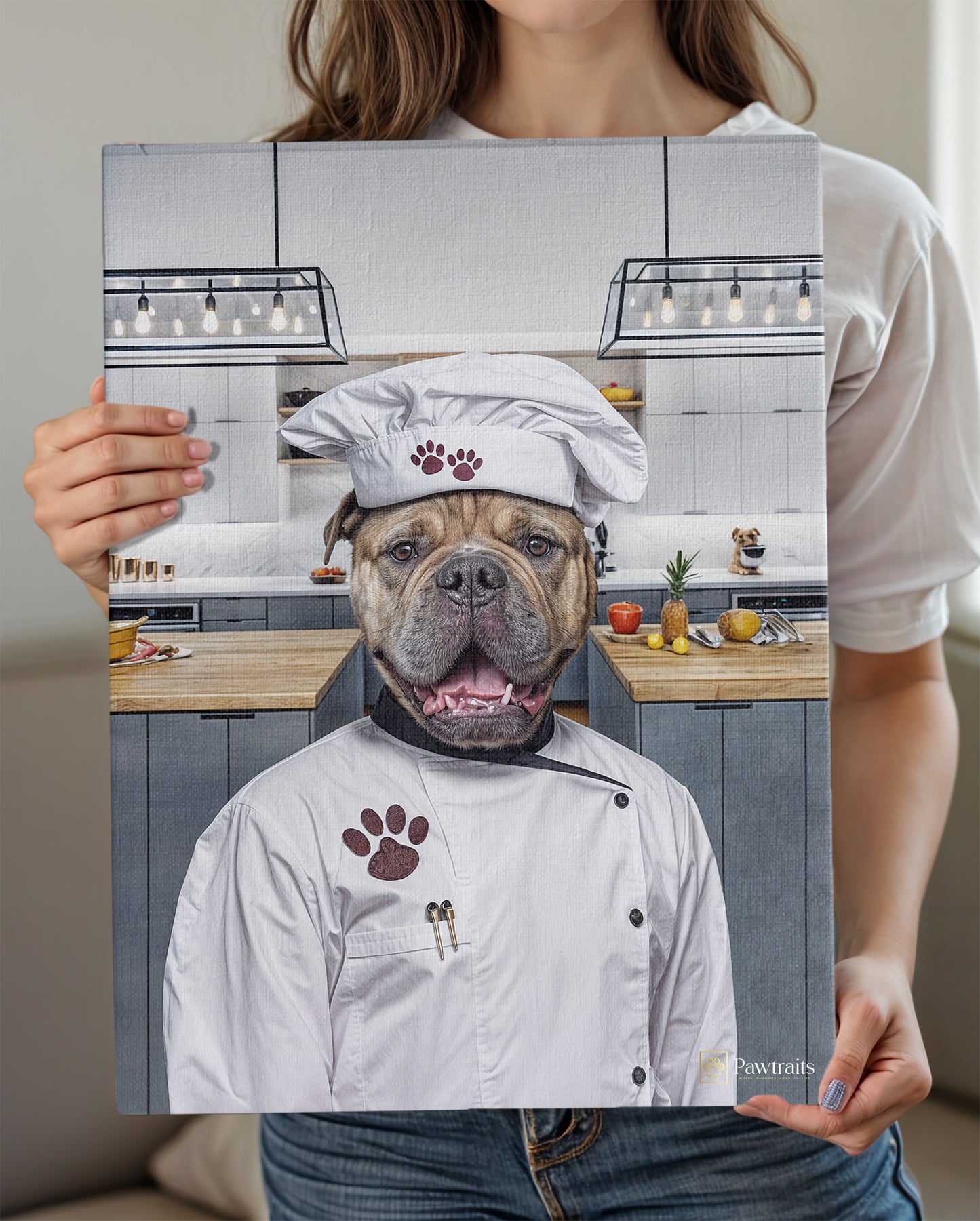 Culinary Canine - Персонализиран портрет на канвас