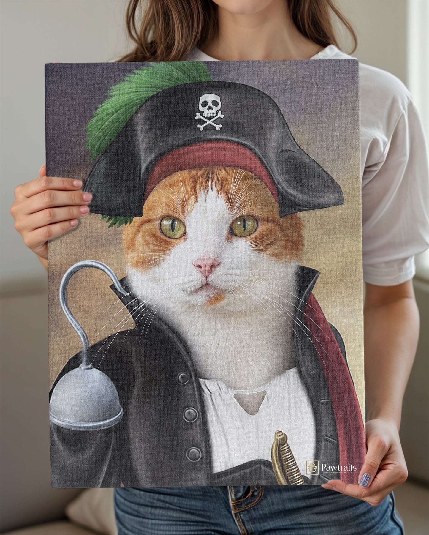 Pirate Pup - Персонализиран портрет на канвас