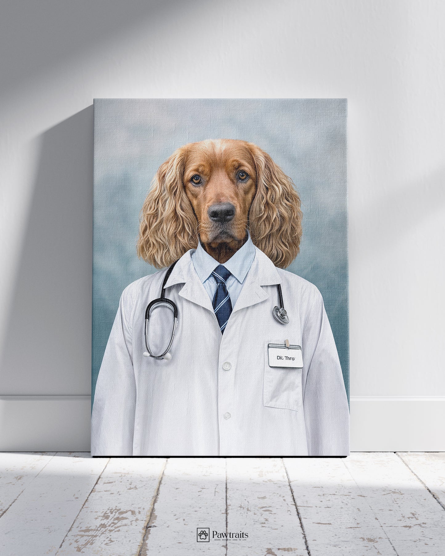 Dr. Canine - Персонализиран портрет на канвас