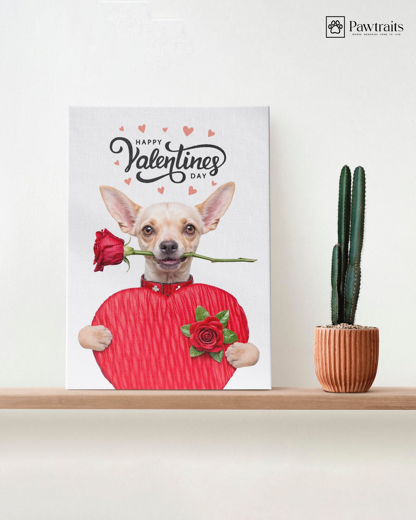 Valentine’s Magic - Персонализиран портрет на канвас