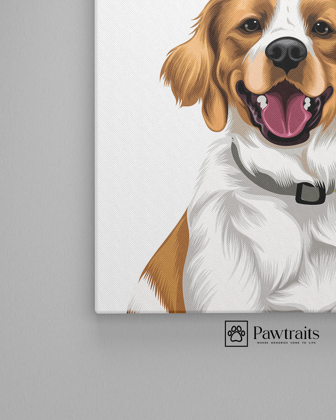 Modern Vector Art - Персонализиран портрет на канвас