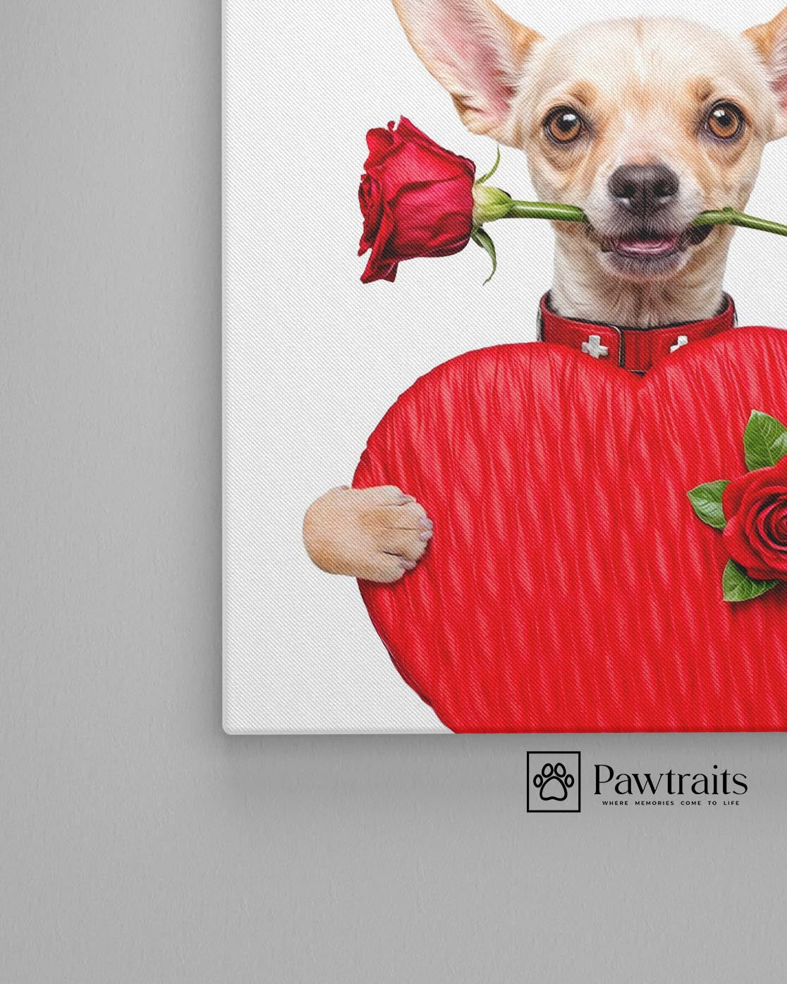 Valentine’s Magic - Персонализиран портрет на канвас