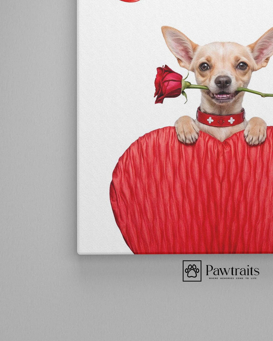 Romantic Portrait - Персонализиран портрет на канвас