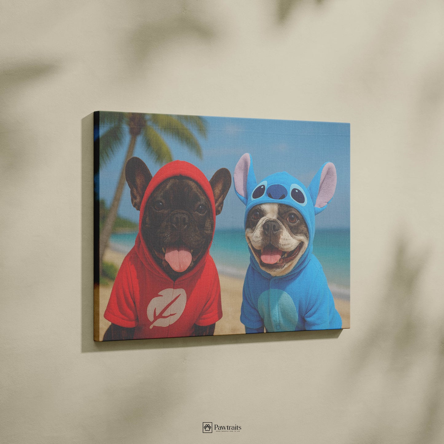 Duo Stich & Lilo - Персонализиран портрет за миленици