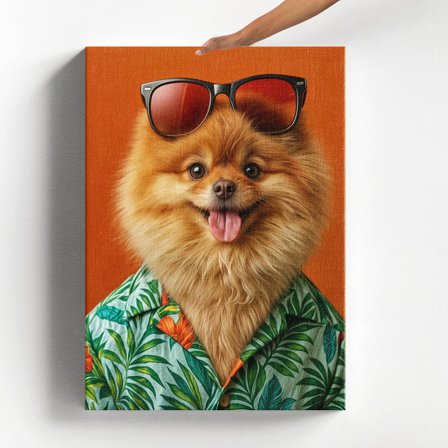 Tropicool Style - Персонализиран портрет на канвас