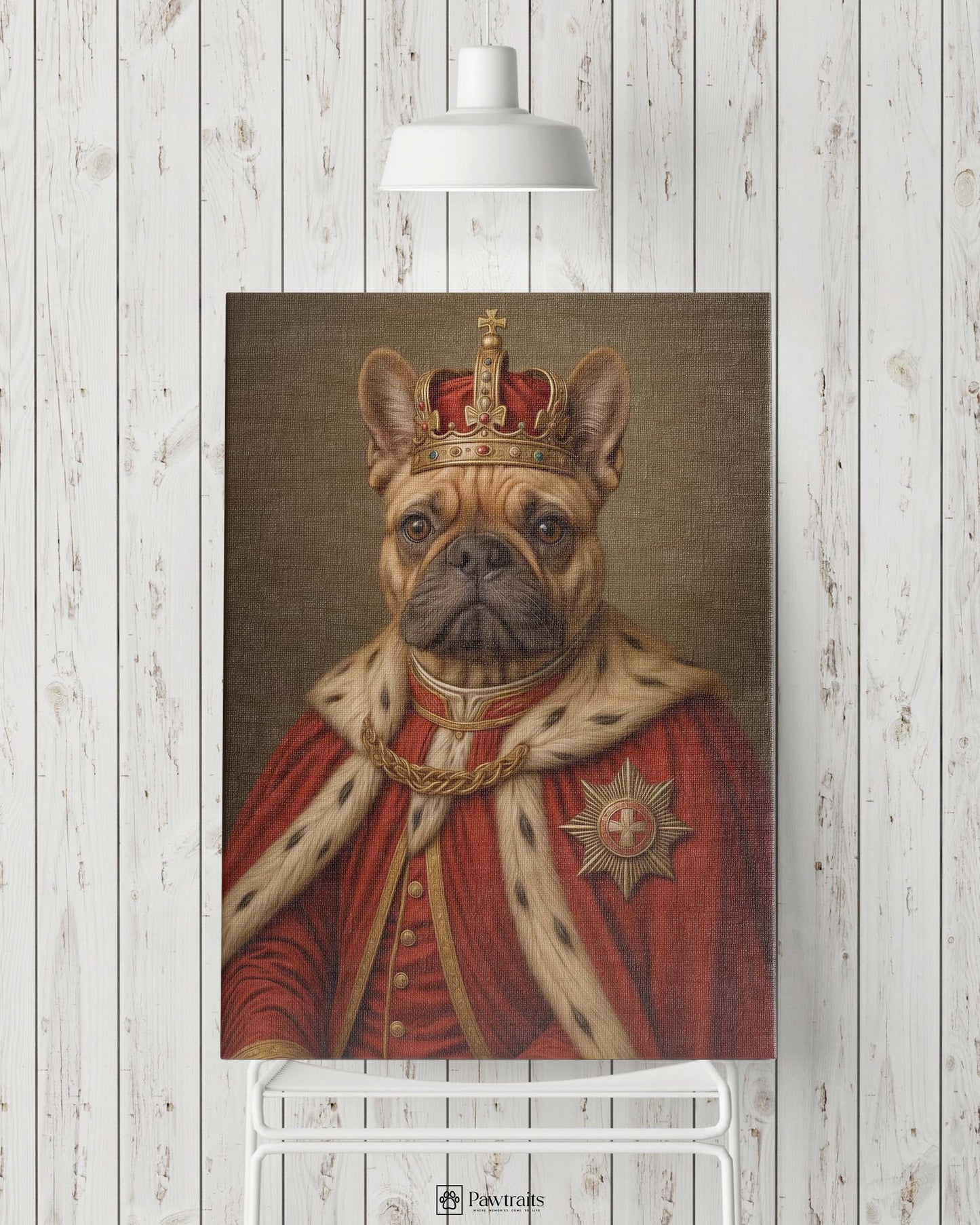 King Bark - Персонализиран портрет на канвас