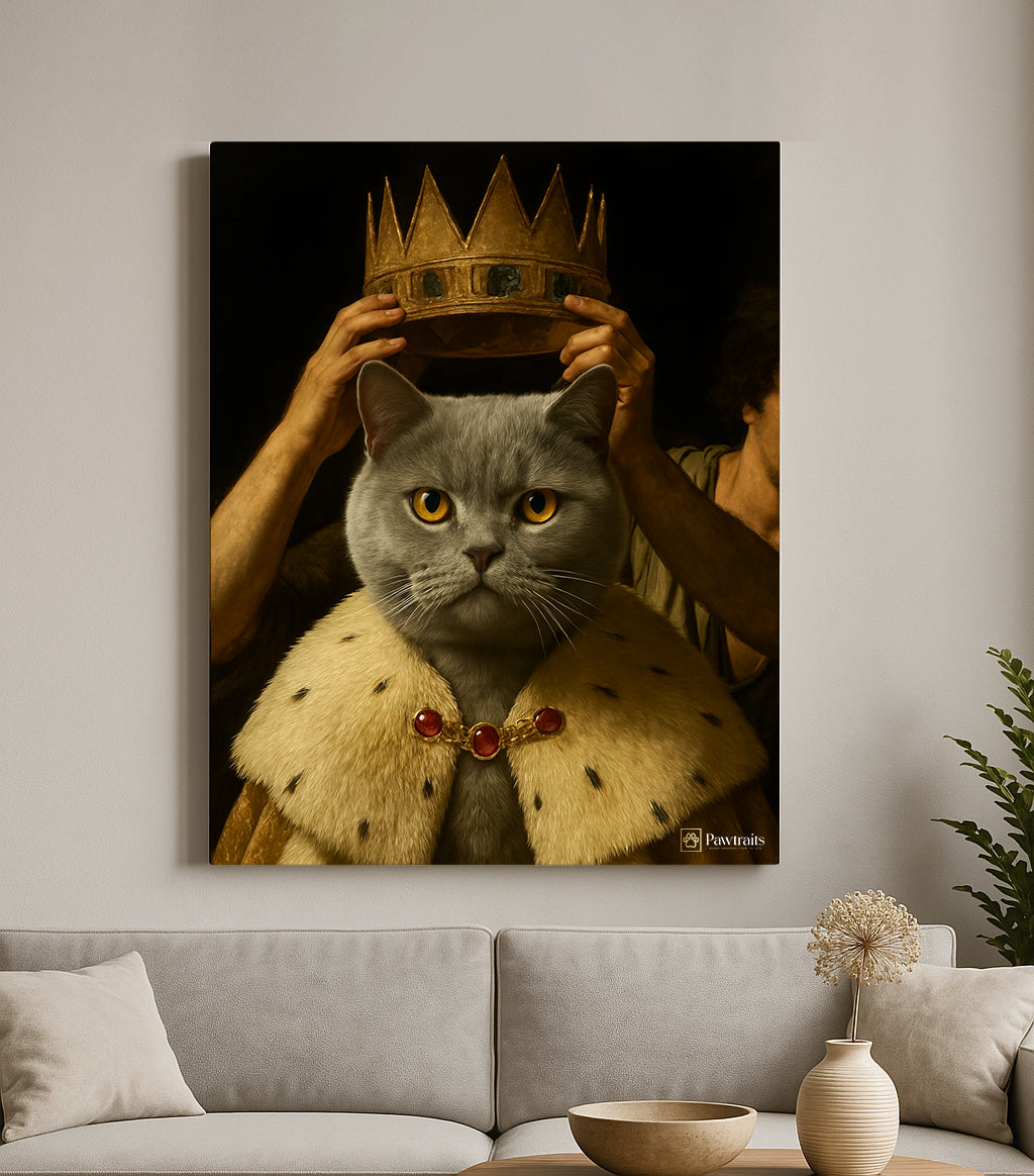 The Royal Majesty - Персонализиран портрет на канвас