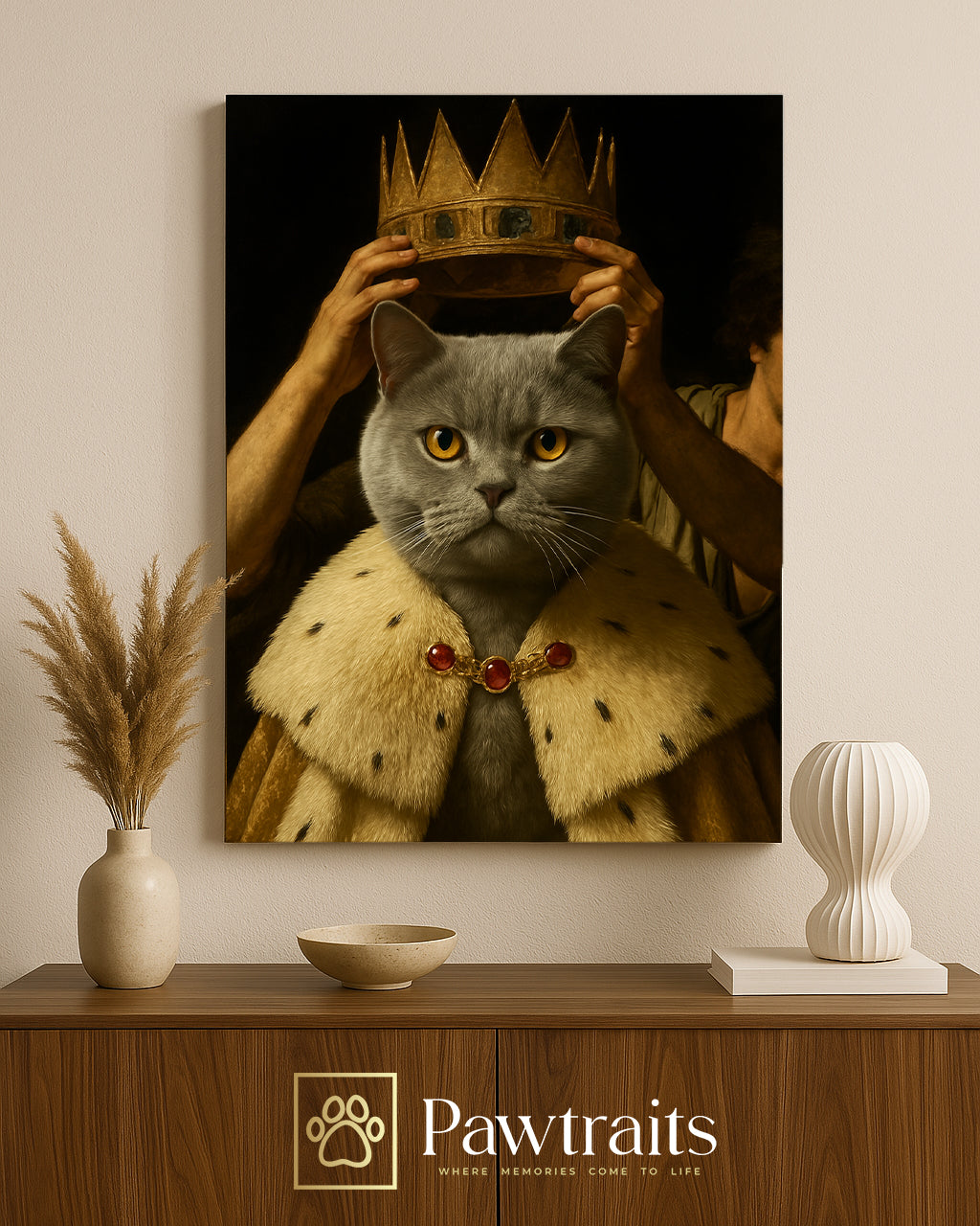 The Royal Majesty - Персонализиран портрет на канвас