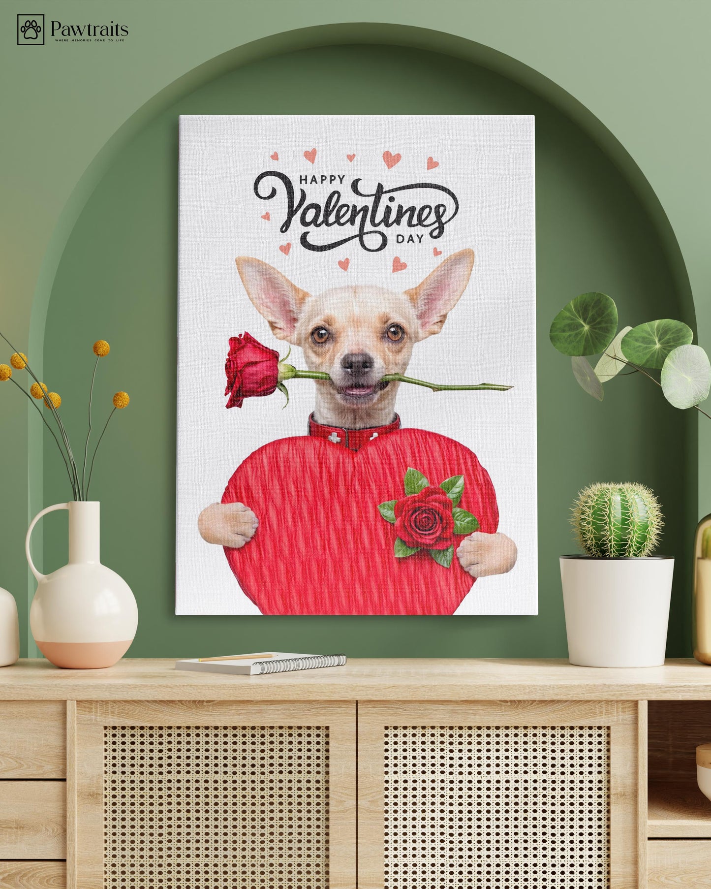 Valentine’s Magic - Персонализиран портрет на канвас